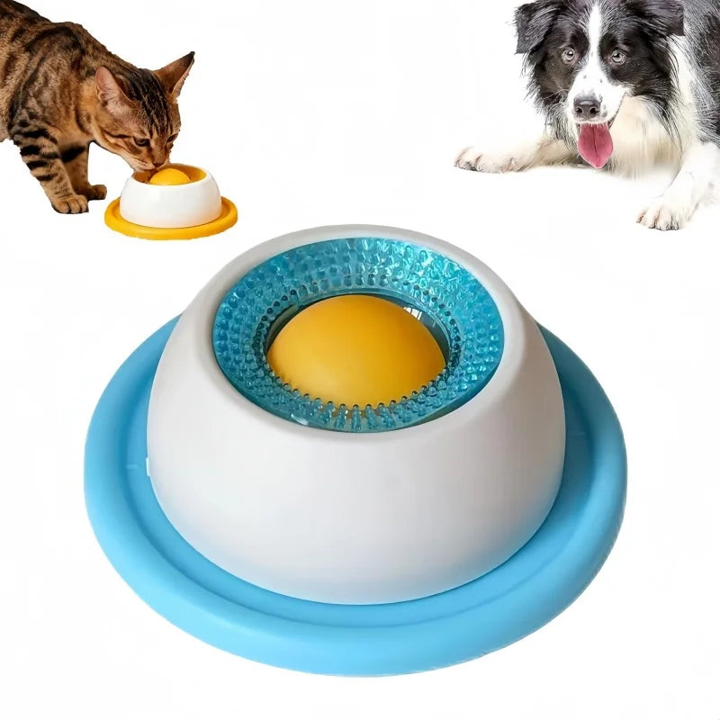 Lick Toys for Dogs Interactive Dog Toys Slow Feeder Food Dispenser for Puppy Training Enrichment Cat Feeding Crate Accessory