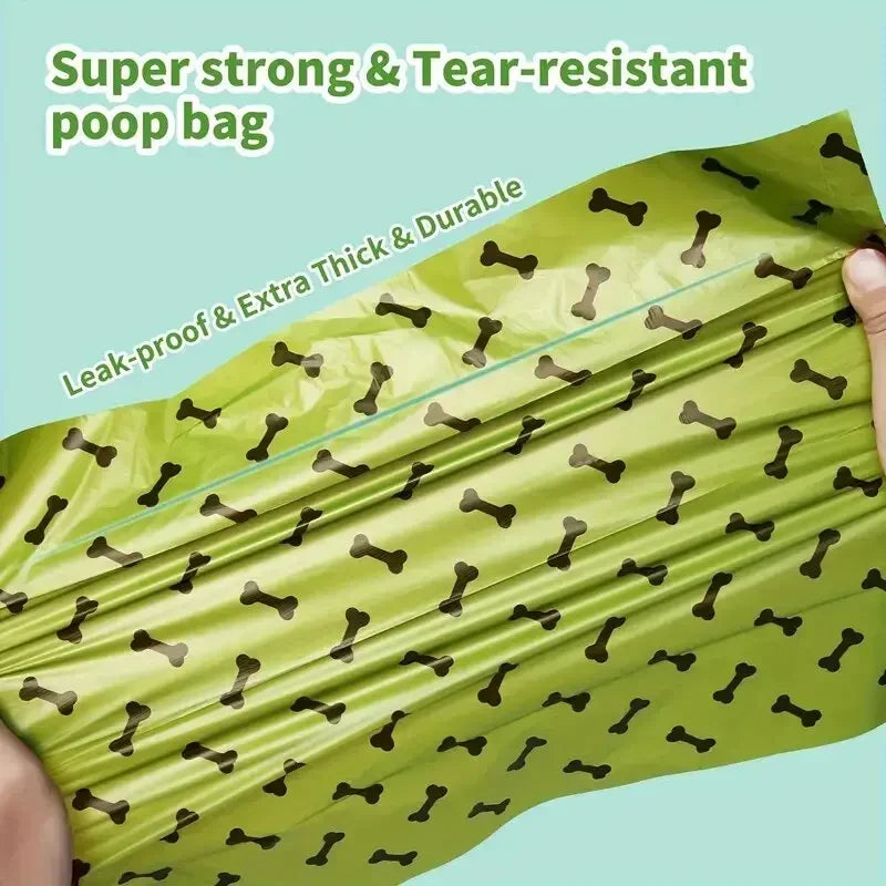 30/600 Pcs Dog Poop Bags for Dog Large Cat Waste Bags Doggie Outdoor Home Clean Refill Garbage Bag Pet Supplies 15 Bags/ Roll